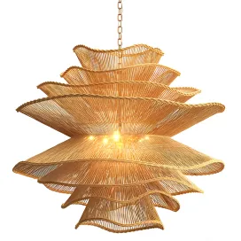 Alondra chandelier large rattan